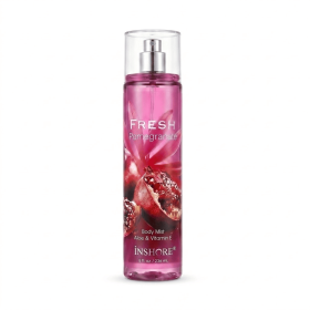 Fragrance Body Mist - Large Size 8 fl. oz. / 236 ml - Refreshing Scented Mist with Aloe & Vitamin E for Daily Hydration (shape: Pomegranate)